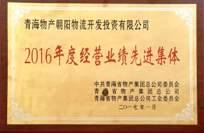 2016年度經(jīng)營(yíng)業(yè)績(jī)先進(jìn)集體